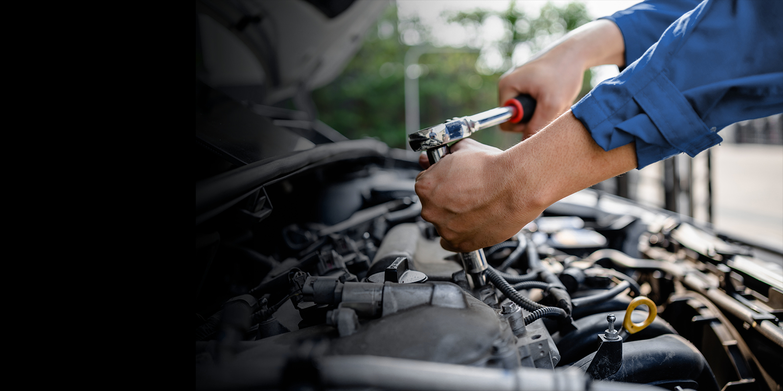 Mechanic - Working on car